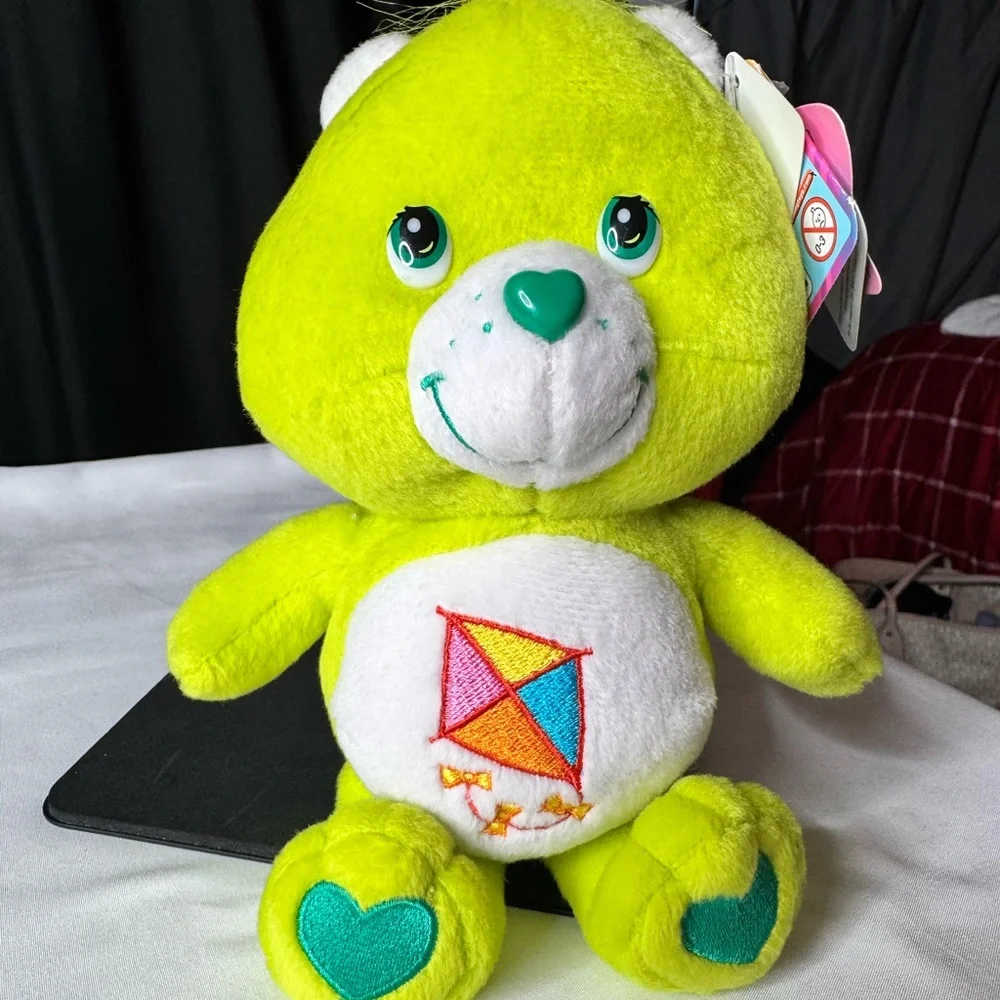 Care Bears Do Your Best Bear  NWT Collector’s Edition Series 1 Green Kite Toy